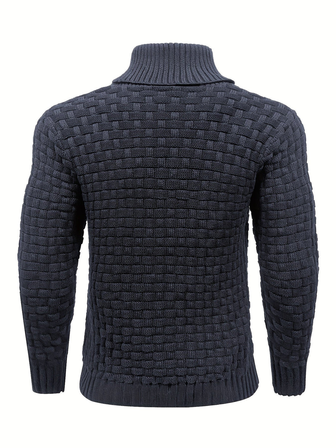 Herren Pullover mit Waffelstruktur, Schalkragen; ein Highlight jeder Wintergarderobe.