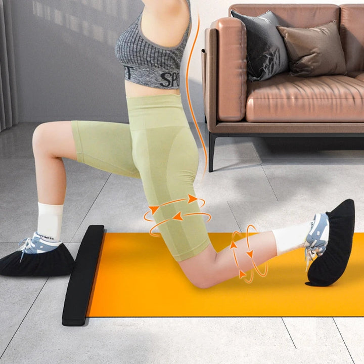 Dynamisches Nova Slide Board für Core, Bein- & Balancetraining. Verbessert Koordination und stärkt Muskeln.