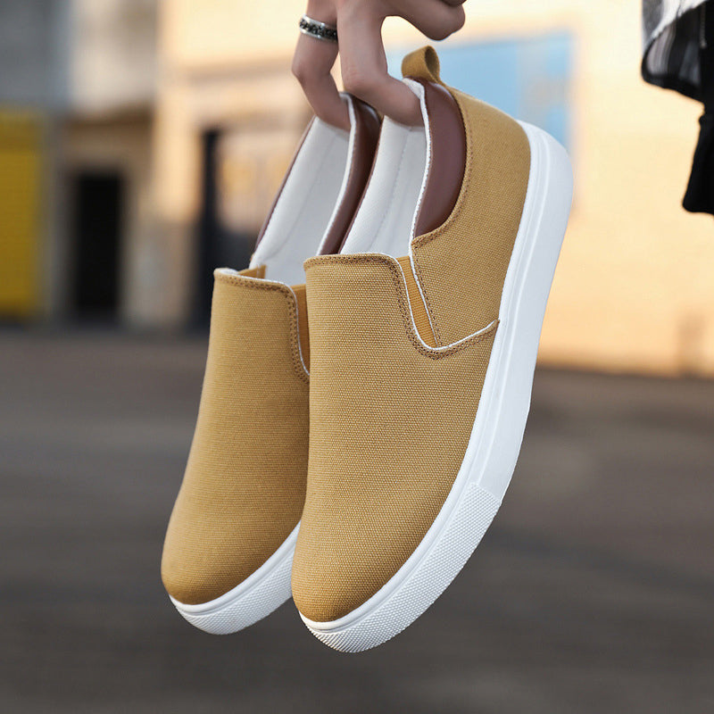 Lennard Slip-On Canvas-Schuhe: Moderne Herrenmode, bequeme Freizeitschuhe & Sneaker-Alternative.
