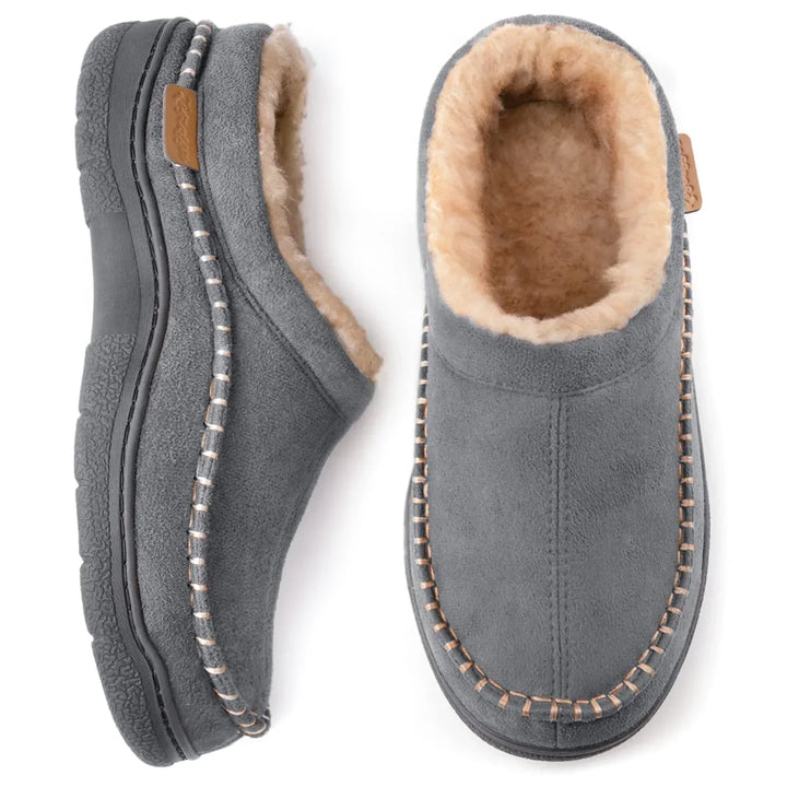 Stylische Herren Winter-Loafer, warm gefüttert. Ideale Slip-On Bequemschuhe für den Alltag. Rutschfest.