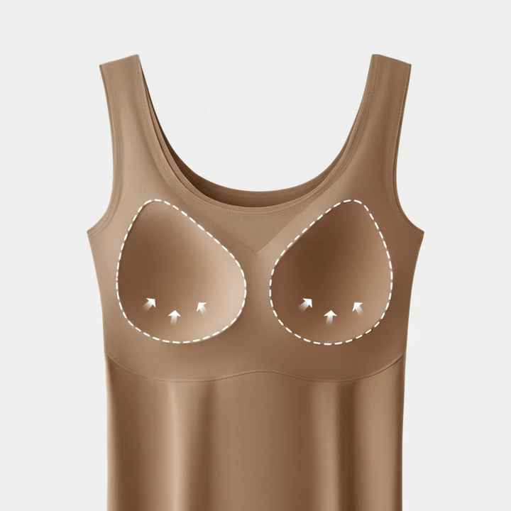Damen Tanktop mit integriertem Sport-BH, bietet Halt ohne zu zwicken, für jede Figur.