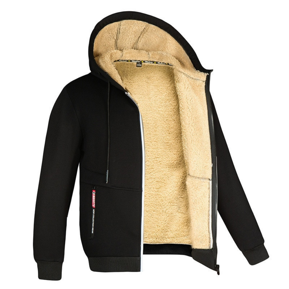 Warme Herren Winterjacke gefüttert. Ideal für Freizeit & Alltag, bequem & robust.