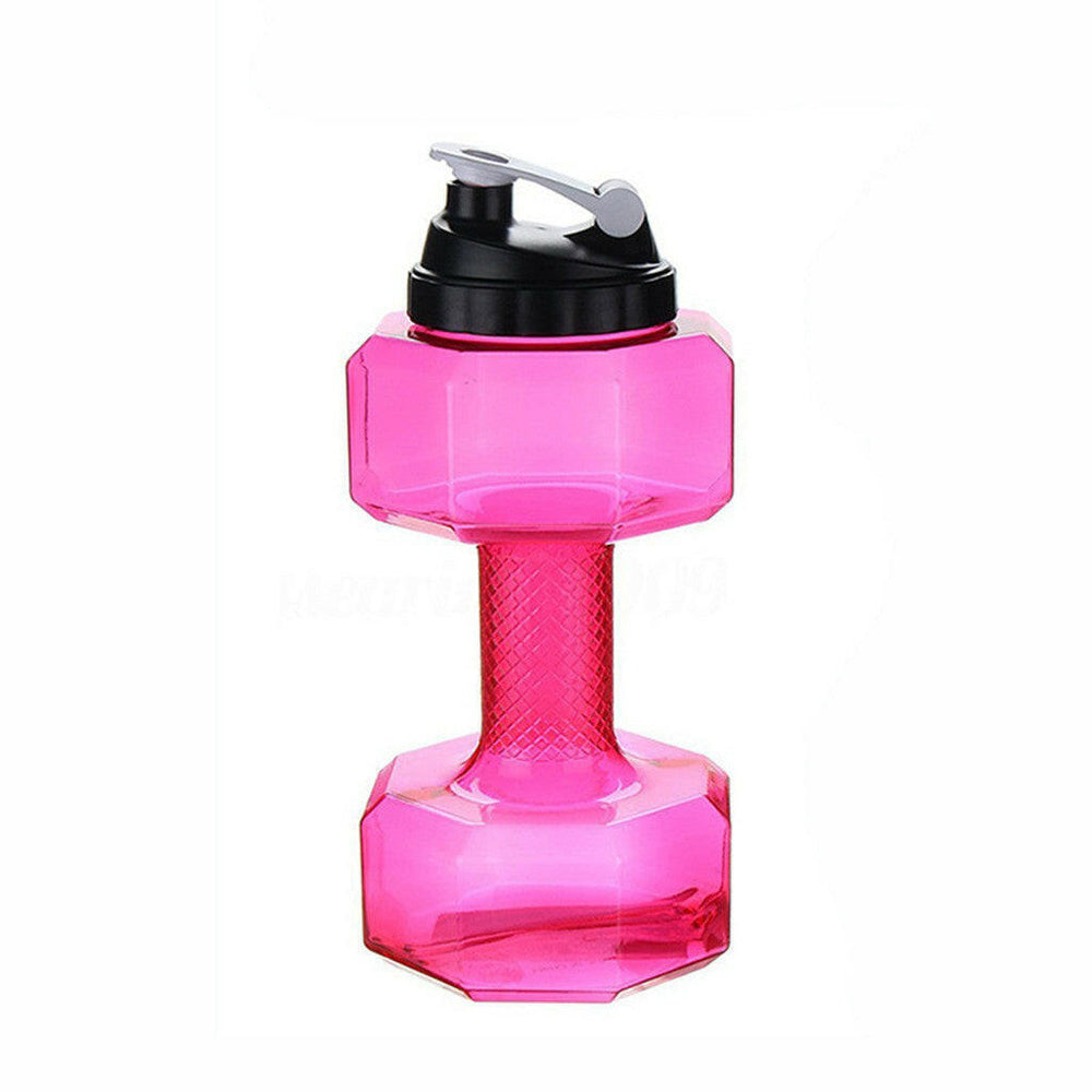 Praktische Fitness-Hantel-Wasserflasche für effektives Training & optimale Hydration beim Sport & Yoga.