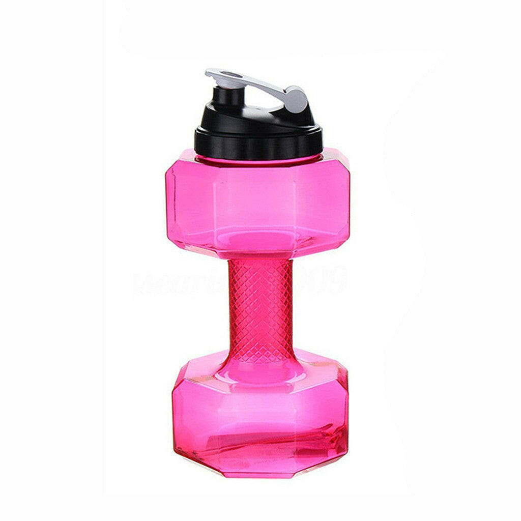 Praktische Fitness-Hantel-Wasserflasche für effektives Training & optimale Hydration beim Sport & Yoga.