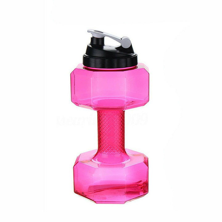 Praktische Fitness-Hantel-Wasserflasche für effektives Training & optimale Hydration beim Sport & Yoga.