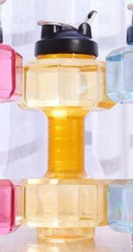 Innovative Sportflasche mit Hantel-Funktion, perfekt für Ihr Fitness-Training, Yoga & Outdoor-Aktivitäten.