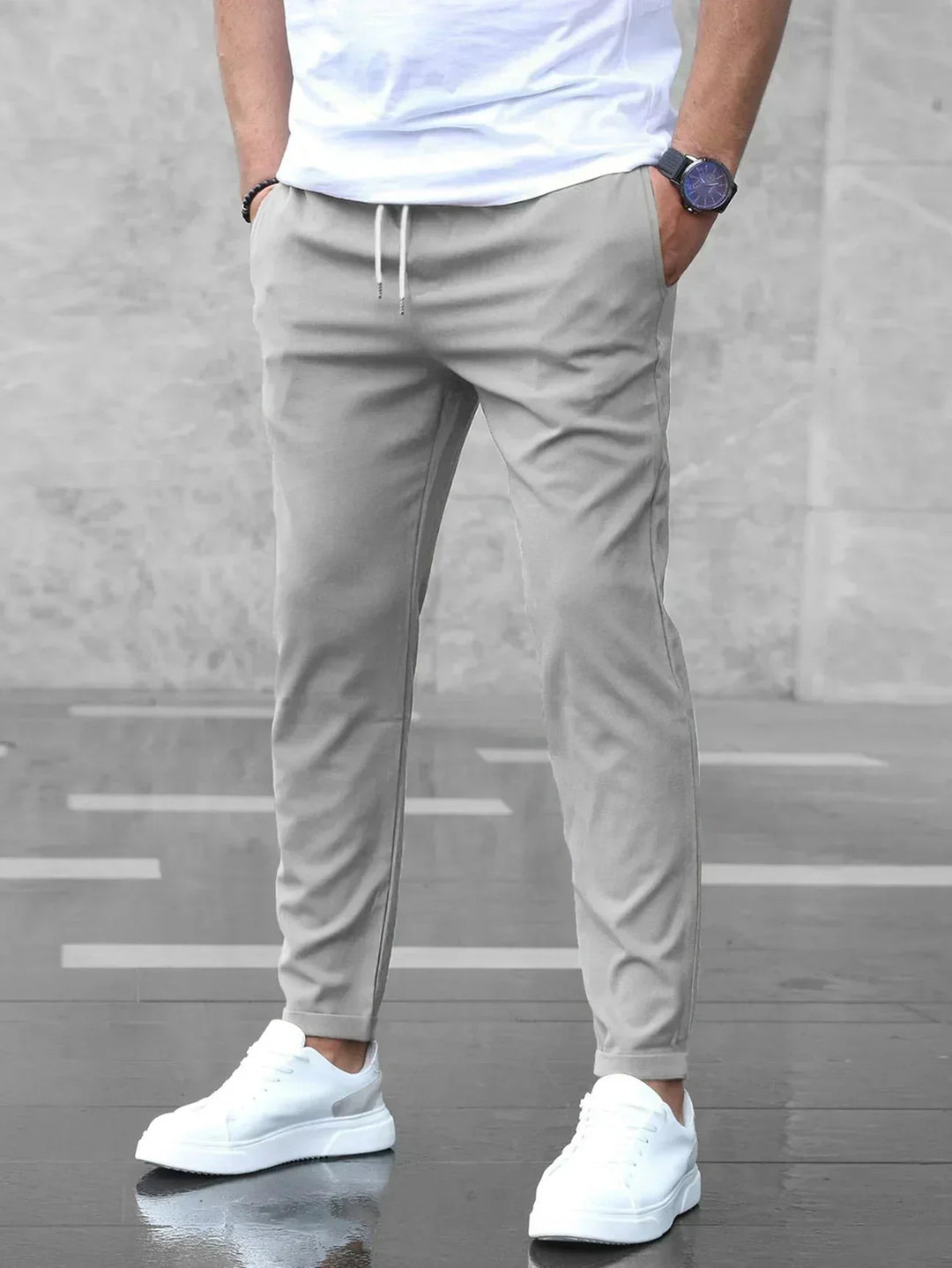 Herren Stretch Business Hose, bequem, schlank & vielseitig, ideal für Büro und Alltag.