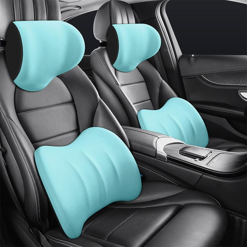 Memory-Schaum Autokissen mit abnehmbarem, waschbarem Baumwollbezug – hygienisch & langlebig.