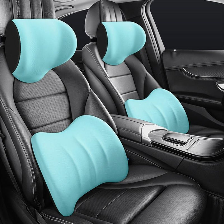 Memory-Schaum Autokissen mit abnehmbarem, waschbarem Baumwollbezug – hygienisch & langlebig.