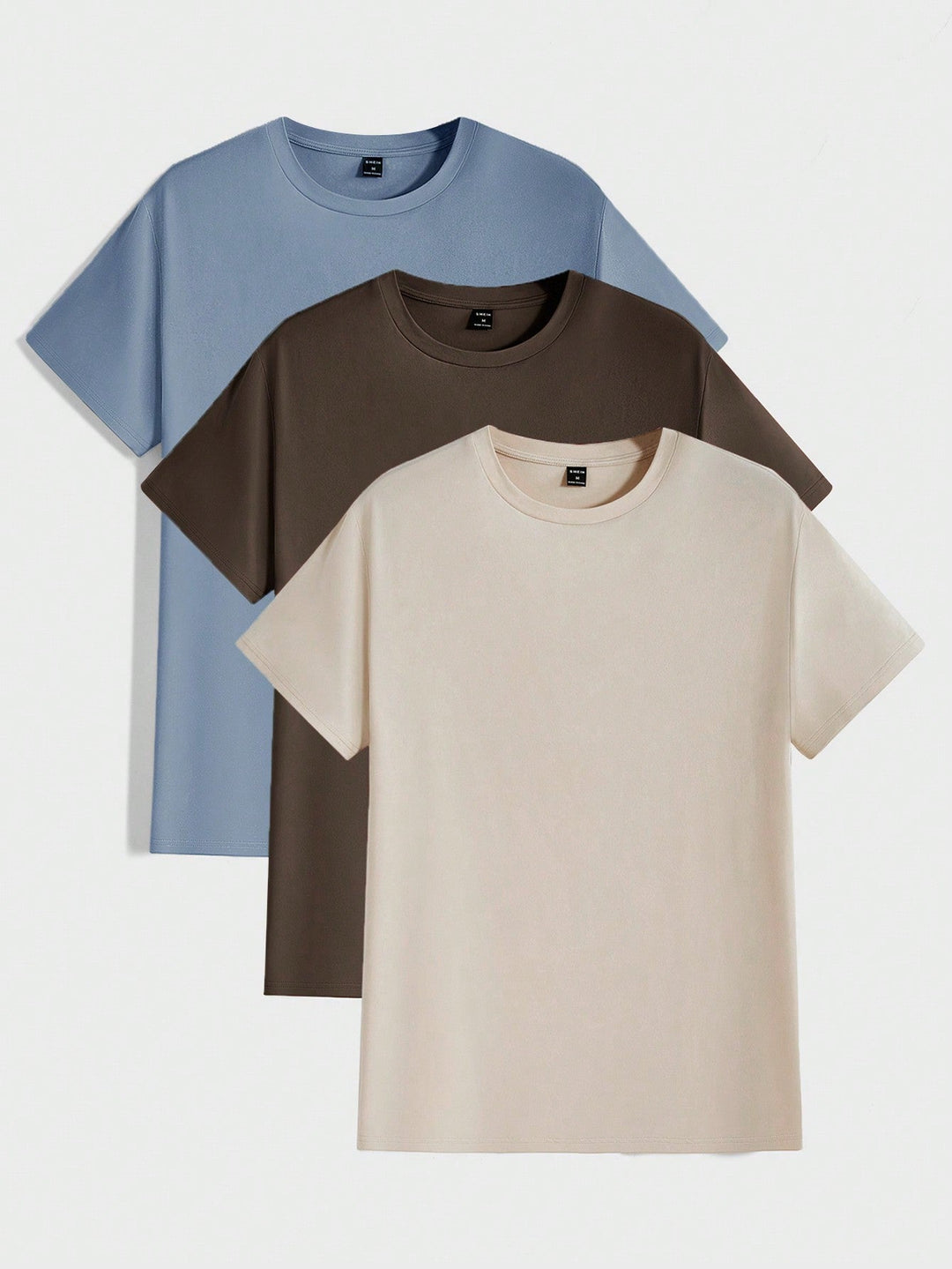 Elegantes Herren Rundhals T-Shirt mit dezenter Struktur. Ideal für einen gepflegten Freizeit-Stil, bequem & modern.