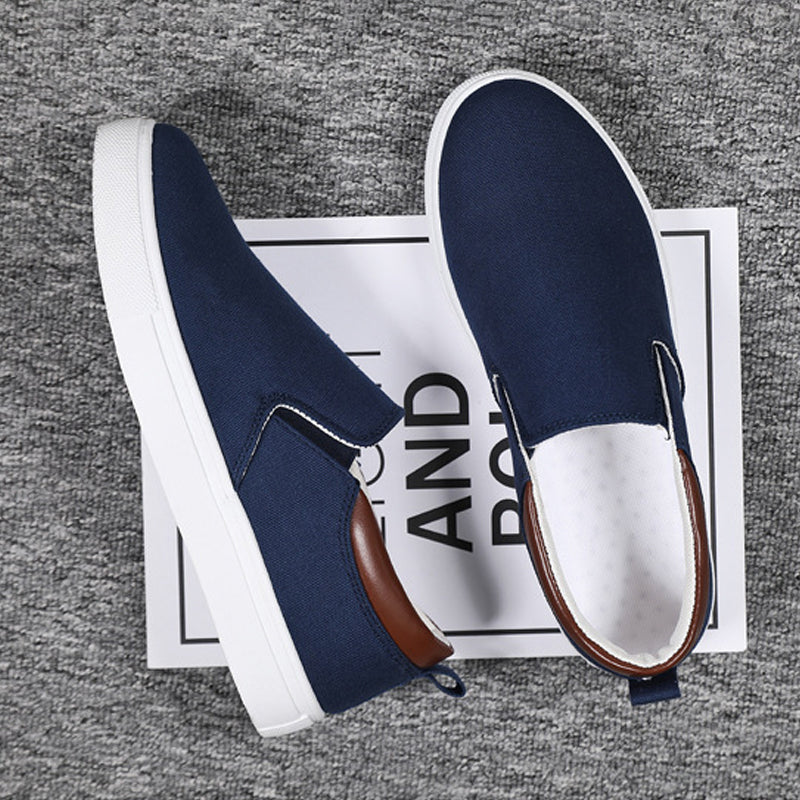 Lennard Slip-On Canvas-Schuhe für Herren, ideal als leichte Freizeitschuhe & Bequemschuhe.