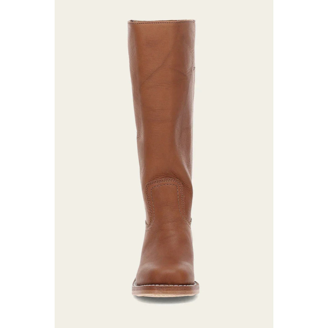 Herbstliche Damen Leder-Stiefel "Naomi", stilvoll, wadenhoch und mit bequemem Reißverschluss-Einstieg.