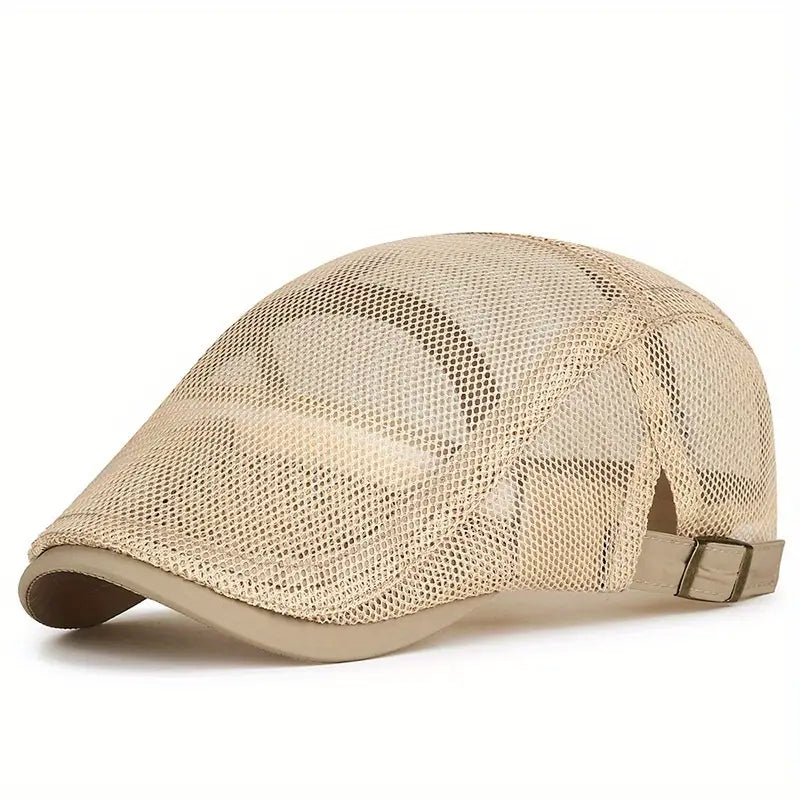 Atmungsaktive Herren Beckett Kappe aus Mesh in Marineblau für Sport & Freizeit. Idealer Sonnenschutz im Sommer.