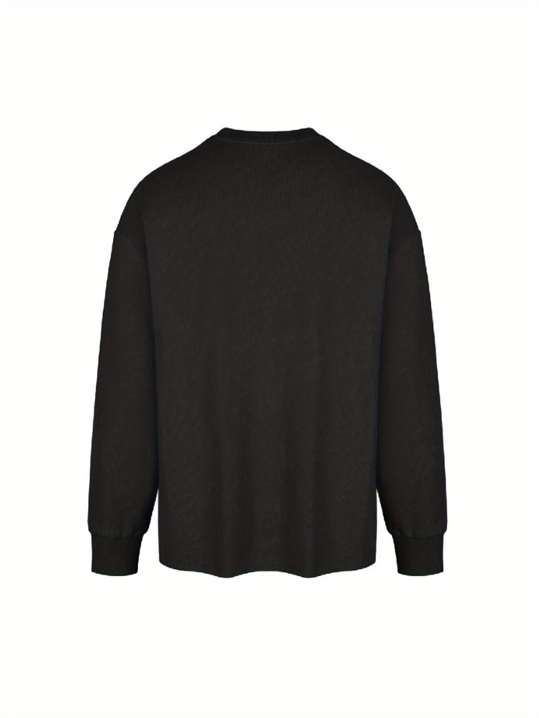 Stilvolles Herren Langarmshirt mit Palmenmotiv auf Streifen, casual und modern.