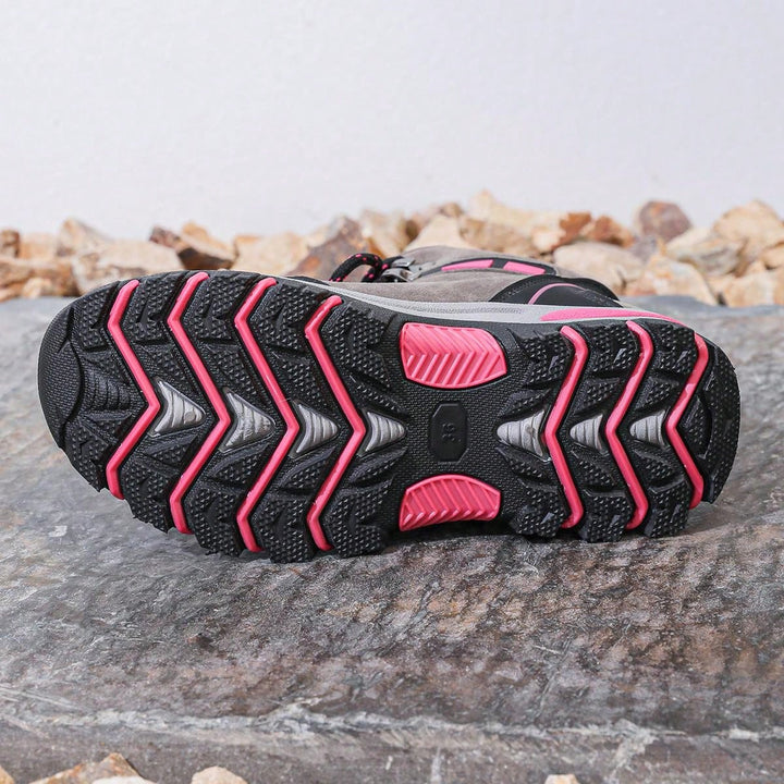 Vielseitige rosa Damen Outdoor-Schuhe: wasserdicht, leicht und rutschfest für alle Wanderwege.