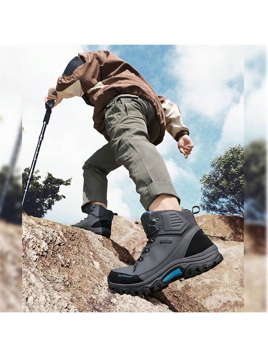 Allwetter Herren Outdoorstiefel, bequemer Wanderschuh mit robuster Sohle für Herren.
