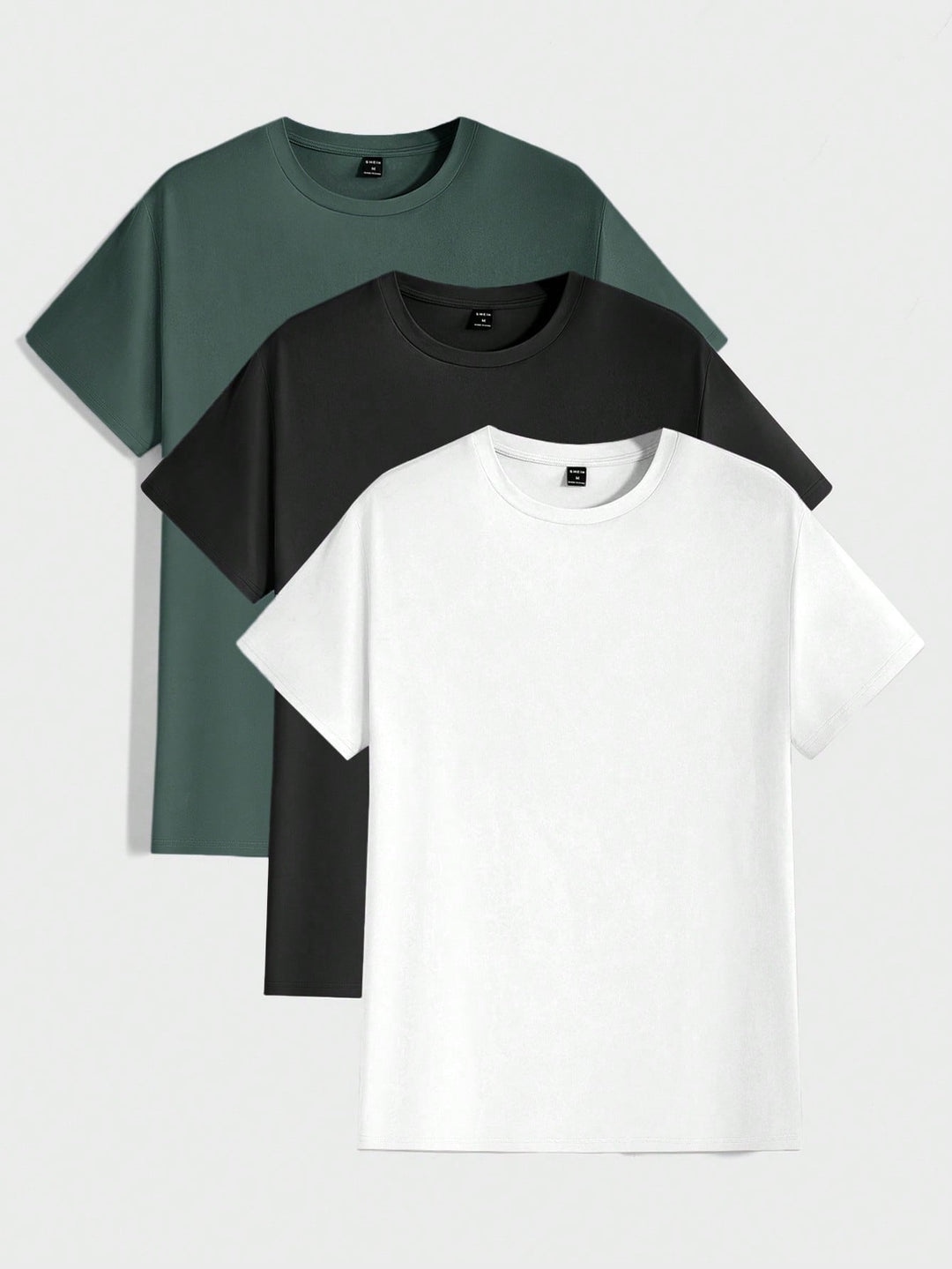 Zeitloses Herren Rundhals Basic T-Shirt mit feiner Struktur. Unverzichtbar für jede Herrengarderobe, vielseitig.