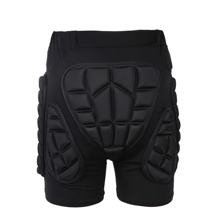 Atmungsaktive Unisex Sporthose mit integrierter Schutzpolsterung für Hüfte und Oberschenkel; perfekt für Outdoor.