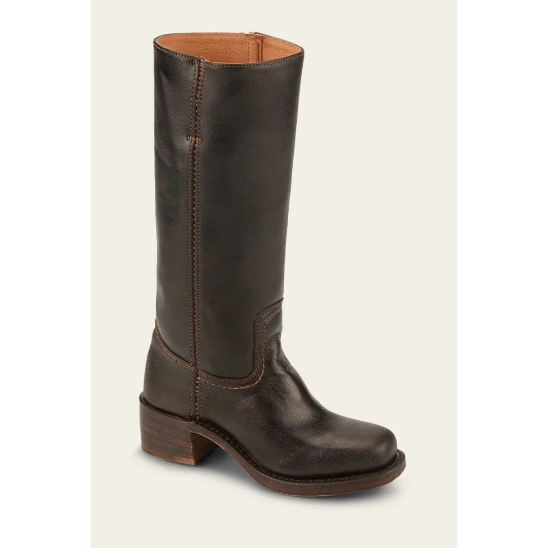 Wadenhohe Lederstiefel "Naomi", stilvolle Damen Herbstschuhe mit Reißverschluss für besten Tragekomfort.