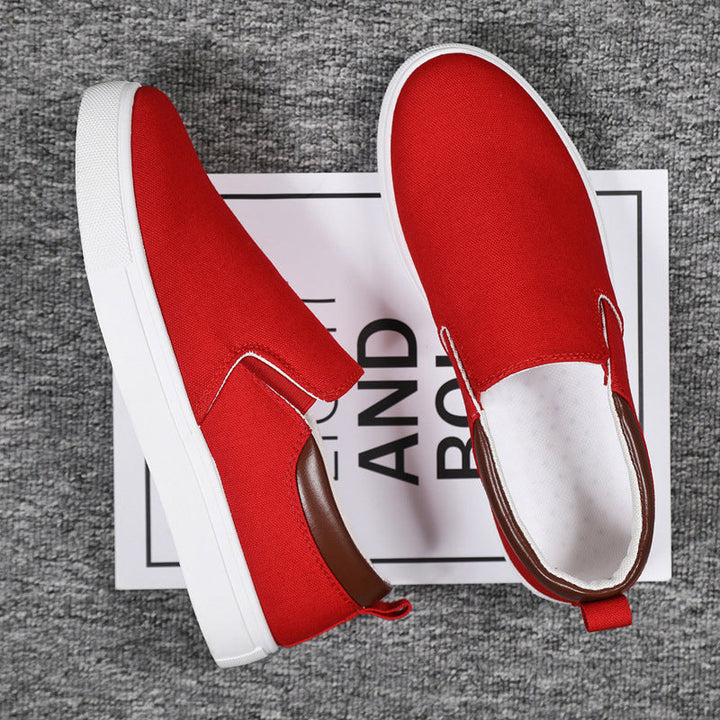 Komfortable Lennard Slip-On Herrenschuhe aus Canvas, orthopädisch geeignet & leicht.