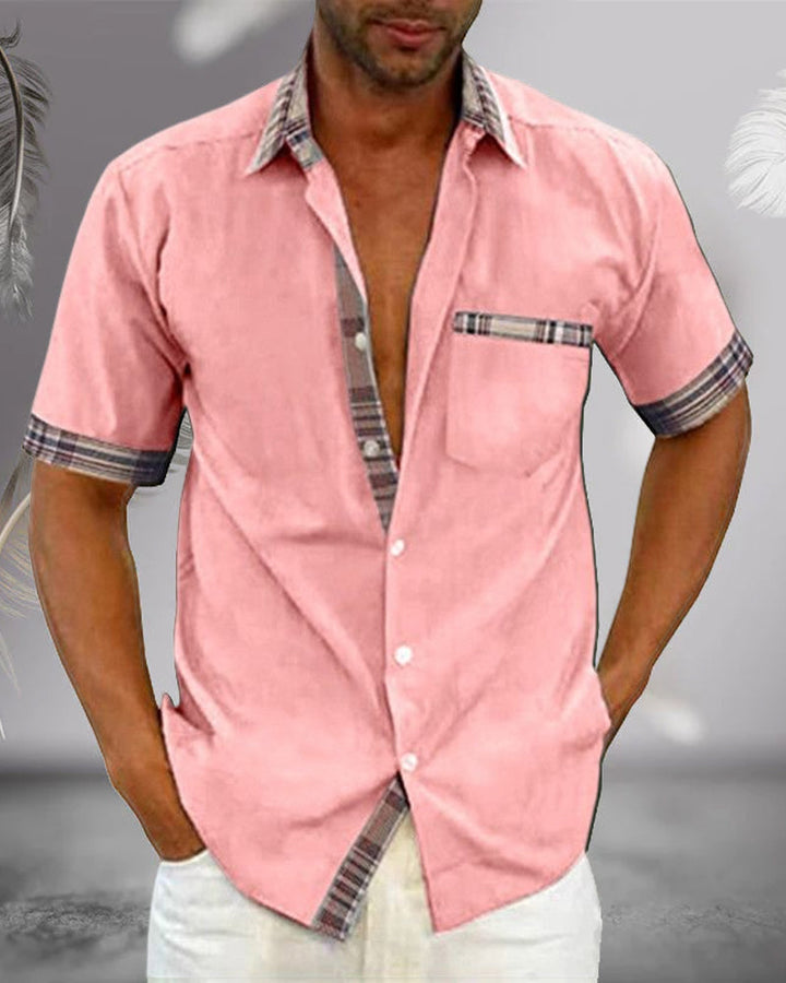 Herrenhemd kurzärmlig, Slim Fit, für einen modernen und eleganten Sommer-Look.