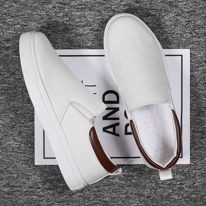 Leichte Sommerschuhe: Lennard Slip-On Canvas-Schuhe für Herren. Ideal für heiße Tage.