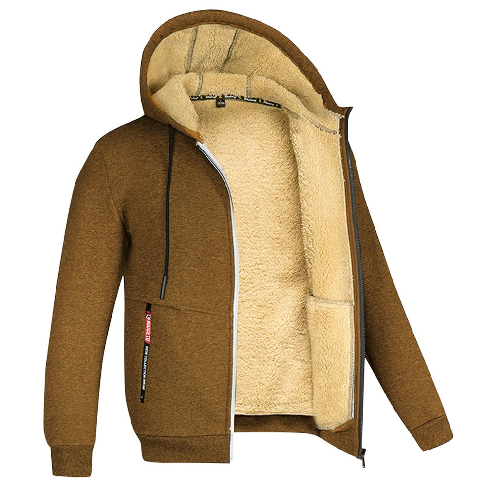Sehr warme Herren Winterjacke, gefüttert. Perfekter Kälteschutz für Winter & Outdoor.