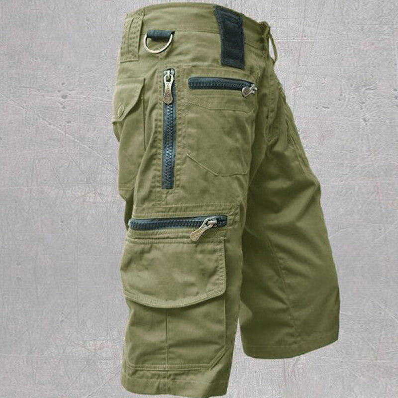 Vielseitige Herren Cargo-Freizeitshorts, ideal für Outdoor, Reisen und entspannte Tage.