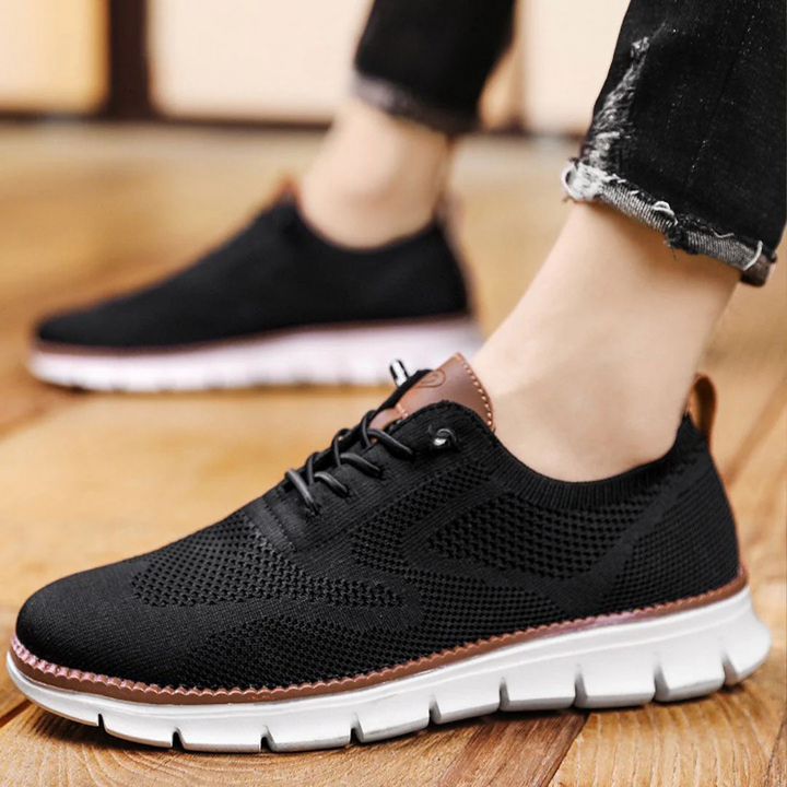 Herrenschuhe mit Dämpfung; orthopädisch, bieten exzellenten Gehkomfort im Alltag.