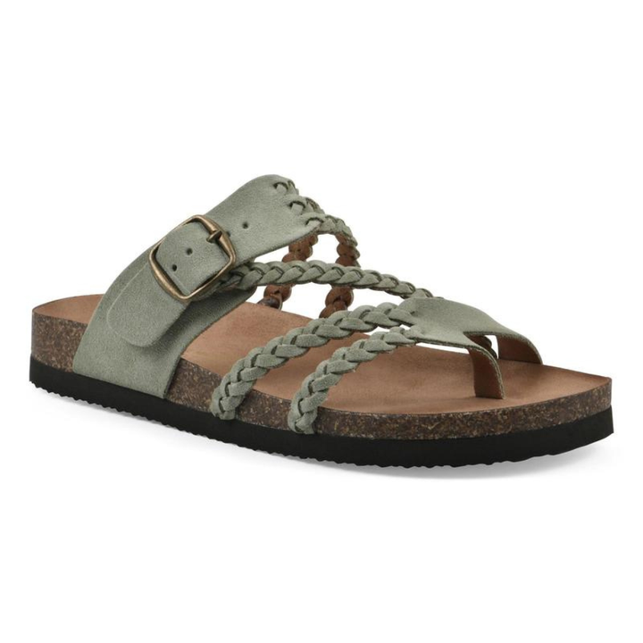 Bequeme Damen Sandalen mit Komfort-Fussbett und verstellbaren Riemen für sommerliche Tage.