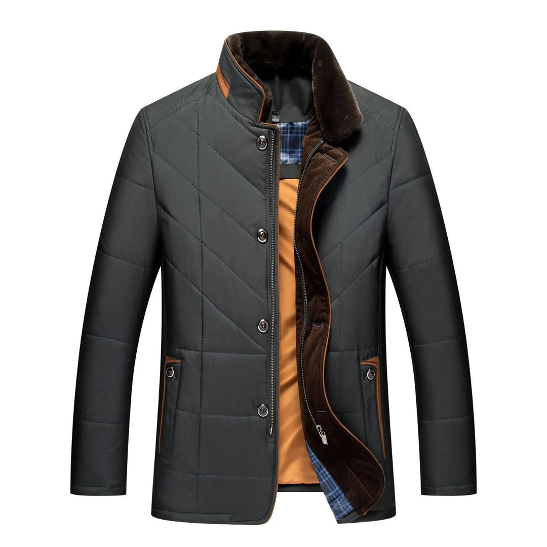 Funktionale Herren Outdoorjacke, wasserdicht & winddicht, mit praktischen Mehrtaschen für Winterkleidung.