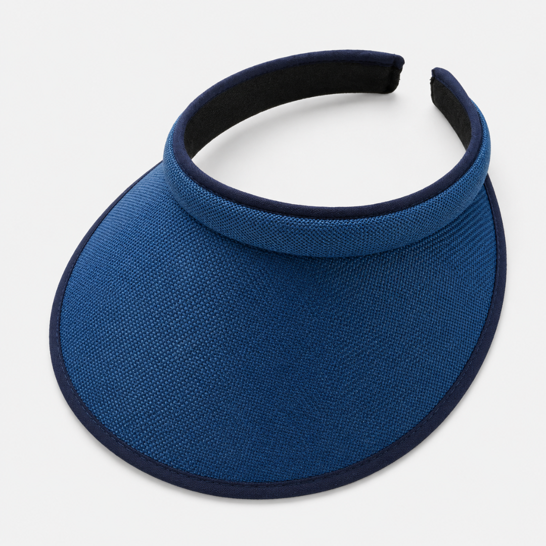 Damen Sonnenblende mit UV-Schutz, schnell anzulegen, in moderner Farbe.