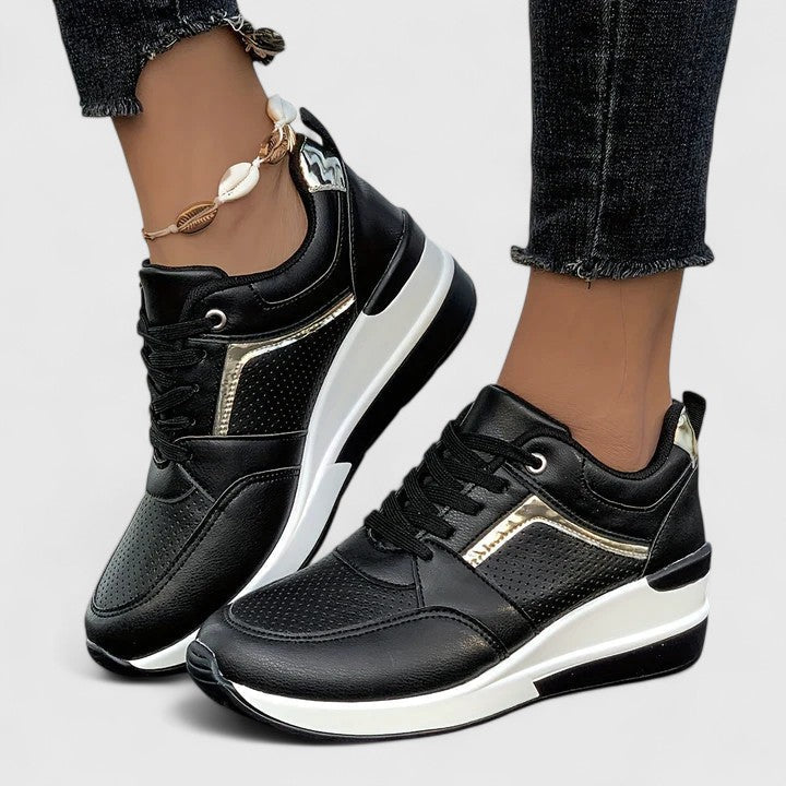 Leichte Damen Sneaker Sonja, ergonomisch und bequem, ideal als Alltagsschuhe für Fußgesundheit.