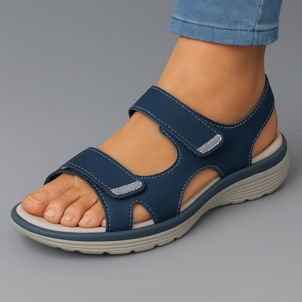 Bequeme orthopädische Damensandalen für langanhaltenden Fusskomfort. Perfekte Sommerschuhe mit Stil.