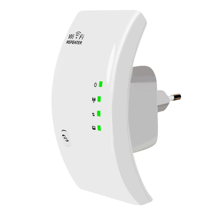 NetBlaze WLAN-Verstärker für stabiles, schnelles Internet im gesamten Heimnetzwerk; eliminiert Funklöcher.