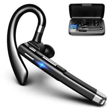 Unisex Bluetooth 5.1 Headset mit Dual-Mikrofon für kristallklare Freisprech-Kommunikation in jeder Umgebung.