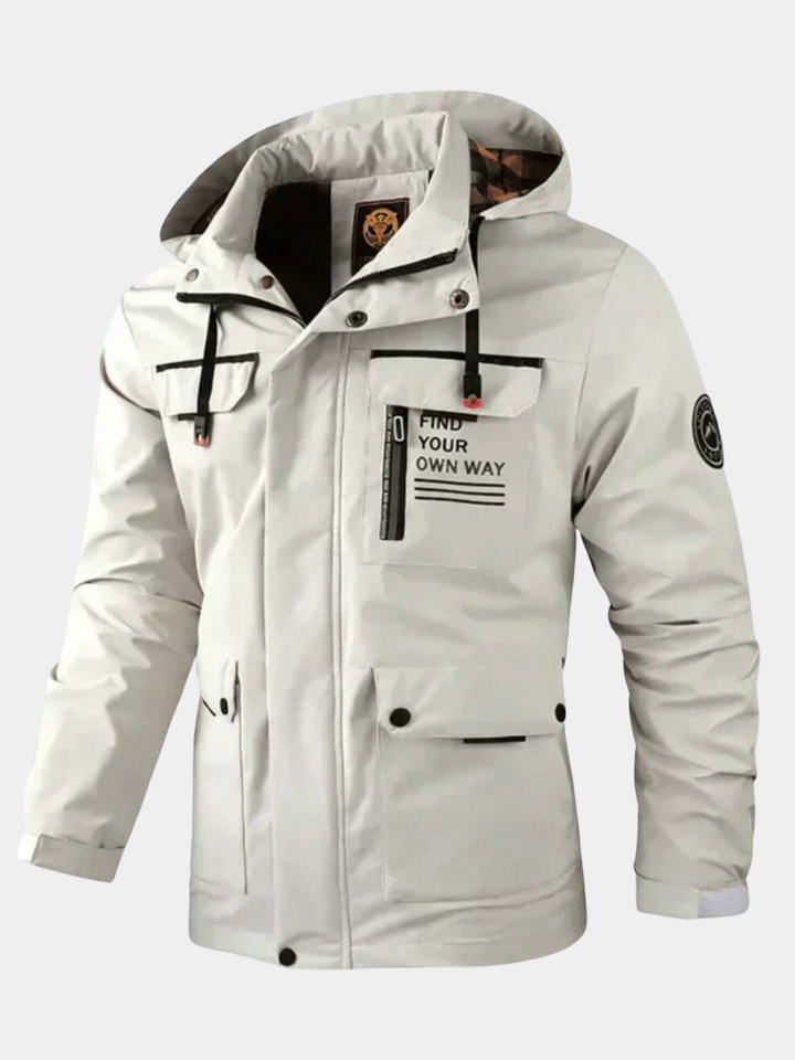 Robuste, wasserdichte Herren Outdoorjacke, winddicht, ideal für jedes Wetter & Outdoor-Aktivitäten.