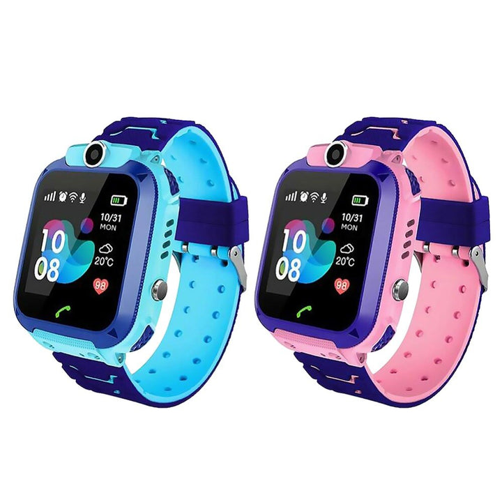 Kinder Smartwatch mit GPS, Telefon & SOS-Taste. Sichere Kommunikationsuhr für Kinder mit Standort-Tracker.