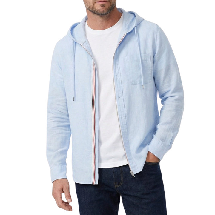 Herren leichter Kapuzenpullover, luftig & bequem, ideal für Freizeit & Layering. Vielseitiger Sommer-Hoodie mit lockerer Passform.