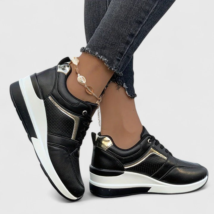 Moderne Damen Ergonomische Schuhe Sonja, bequeme Komfortschuhe mit Fußgesundheit im Fokus, für Alltag.