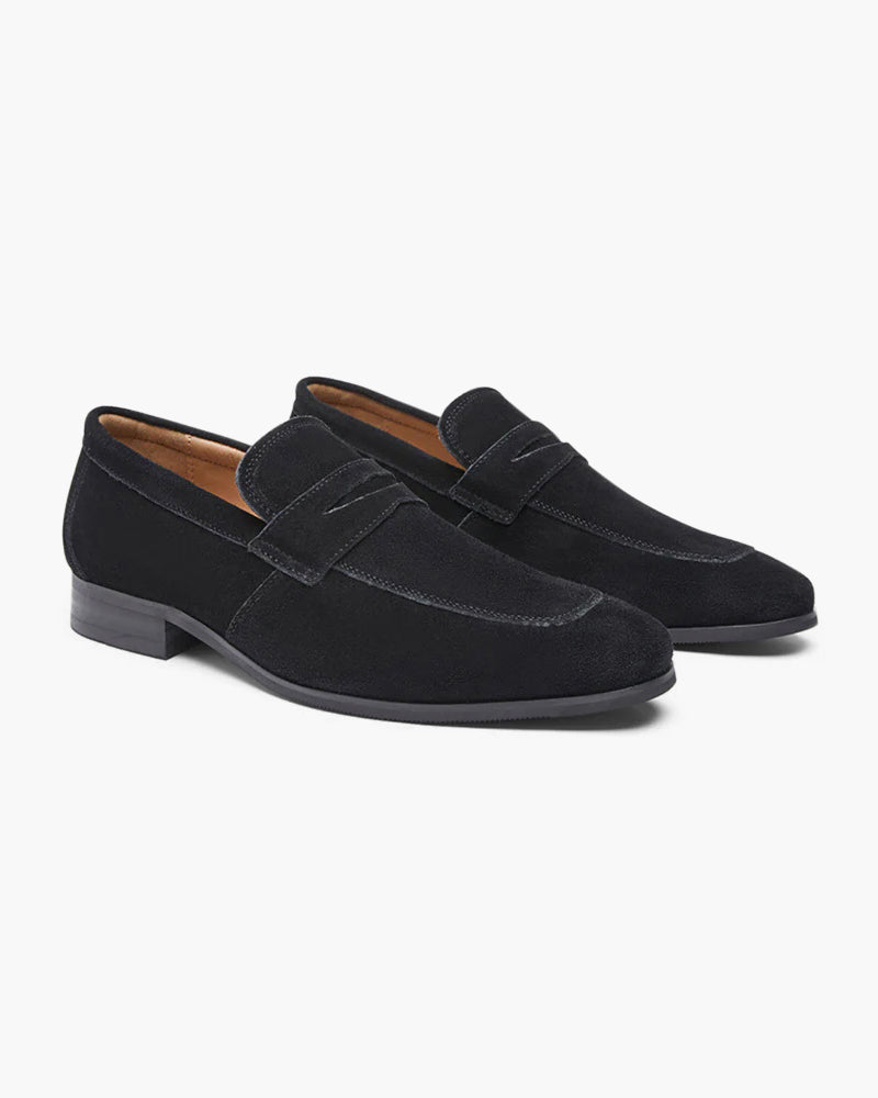 Herren Penny-Loafer mit stilvoller Steppnaht, klassische elegante Herrenschuhe für Büro und Freizeit.