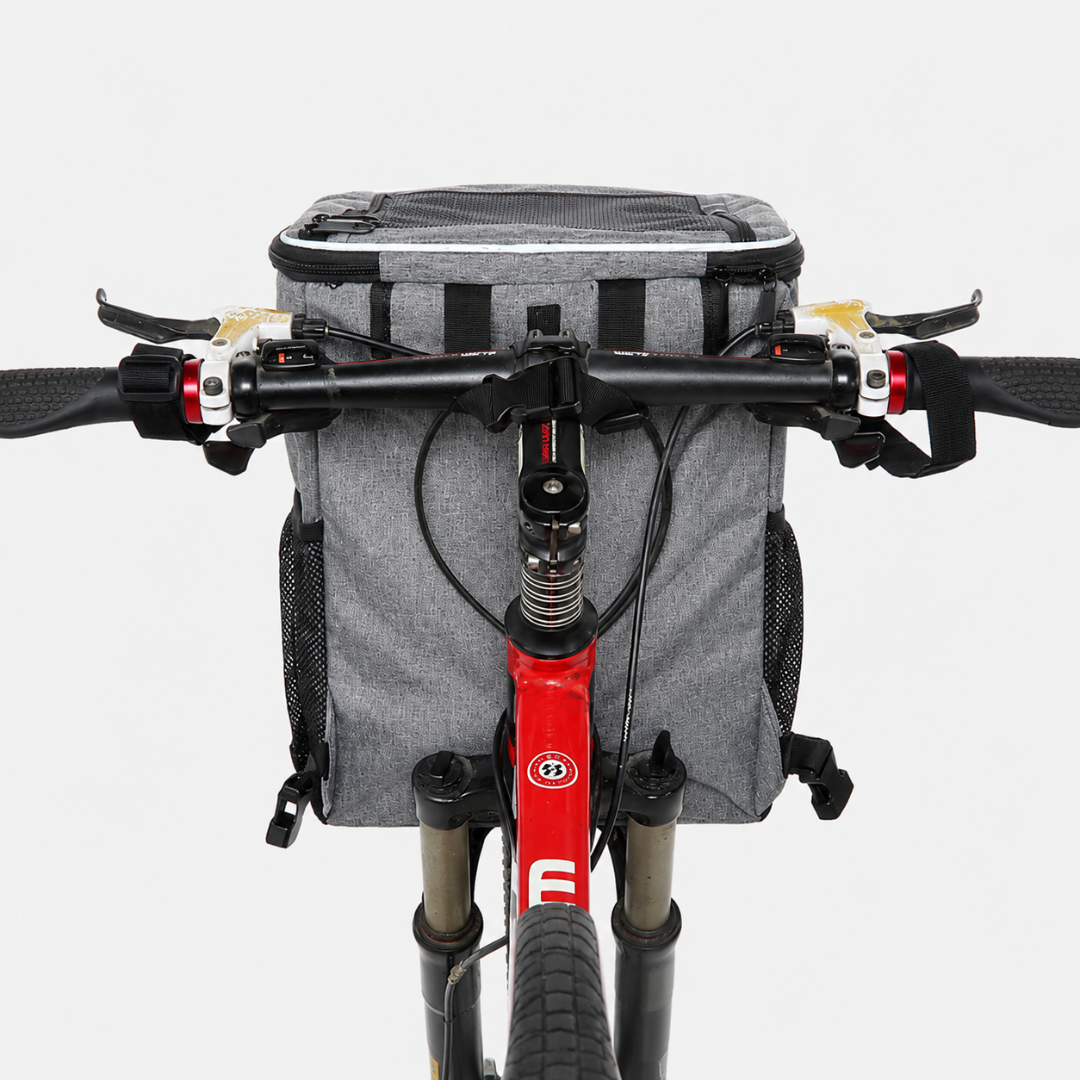 Fahrradzubehör: Haustierkorb, vielseitig nutzbar als Lenkerkorb, Rucksack oder Tragetasche.