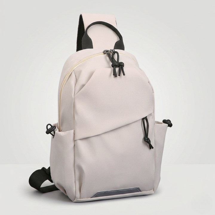 Kompakte Crosslite Schultertasche, reflektierend, ideal als Fahrrad- oder Wandertasche für Aktive.