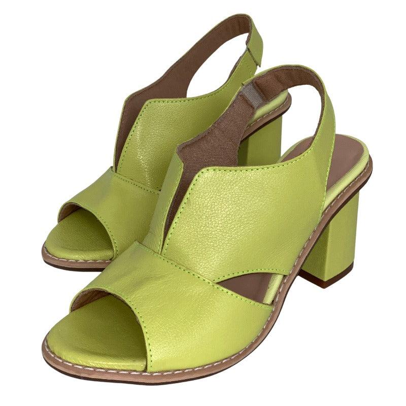Stilvolle & bequeme Damen Sandalen Selina aus Leder mit Absatz für Business & Freizeit.