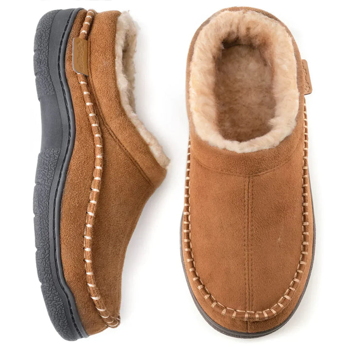 Herren Winter-Loafer, warm gefüttert und rutschfest. Bequeme Slip-On Alltagsschuhe für Männer.