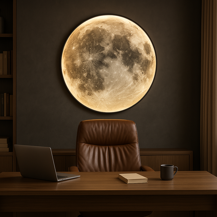 Originelle Geschenkidee: dimmbare 3D-Mondlampe mit LED-Licht für einzigartiges Ambiente.
