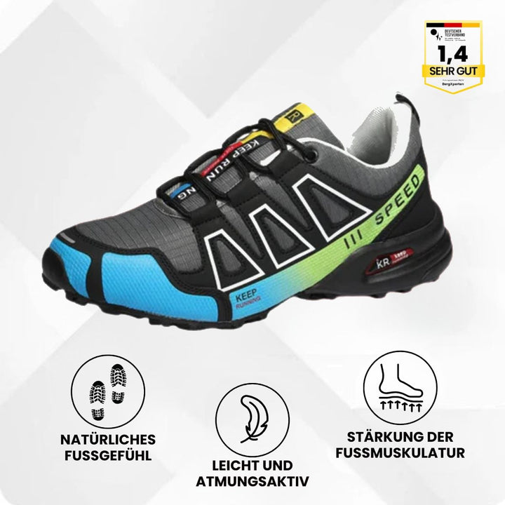 Unisex Outdoor-Schuhe von ORTHOTREKKING, wasserdicht & strapazierfähig.