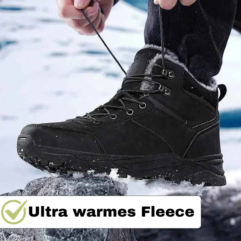 Bequeme, ergonomische Damen Winterstiefel in Schwarz mit weichem Futter und robuster Sohle für optimalen Komfort.