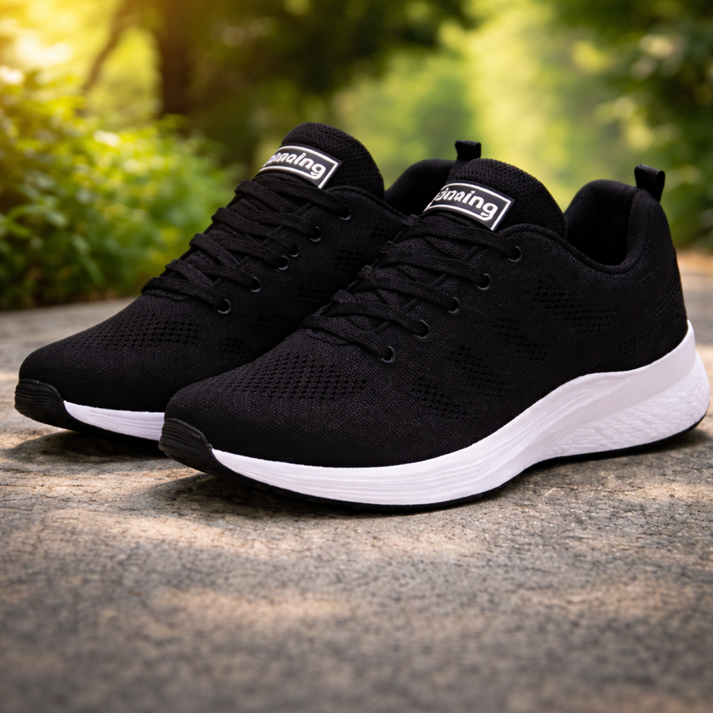 Flexible Unisex Freizeitschuhe mit Komfort-Dämpfung, atmungsaktiv, ideal für Alltag und Sport.