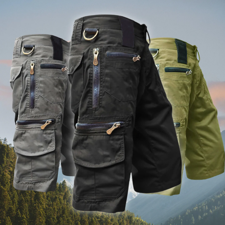 Herren Taktische Cargoshorts: Robuste Outdoor-Shorts für Abenteuer & Alltag, viele Taschen, bequem.